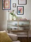 Westwing Collection Ваза Lane из каменной керамики со стекающей глазурью высотой 18 см — фото 6