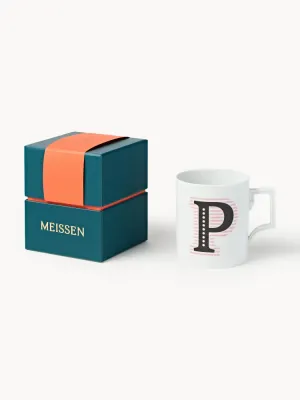 Westwing Collection Кружка Westwing x MEISSEN Initials, декор светло-розовый, арт. S17176