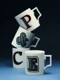 Westwing Collection Кружка Westwing x MEISSEN Initials, декор светло-розовый, арт. S17176 — фото 7
