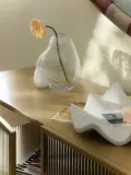 Westwing Collection Ваза Nicky из стекла с пузырьками высотой 20 см — фото 7