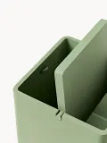 Westwing Collection Мусорное ведро с крышкой Loa объемом 2,8 л, 2,8 л, Шалфейный зелёный — фото 2