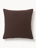 Westwing Collection Наволочка декоративная Lorenzo, Ш 50 × Д 50 см, Тёмный коричневый — фото 5