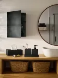 Westwing Collection Коробка для бумажных салфеток Loa, Ш 25 × В 9 см, Чёрный — фото 6