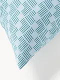 Westwing Collection Наволочка Inki из перкаля, Ш 65 × Д 65 см, Светлый синий — фото 5