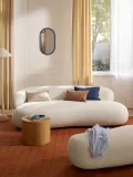 Westwing Collection Наволочка декоративная Taryn, Ш 60 × Д 60 см, Тёмный синий — фото 6