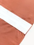 Westwing Collection Штора полупрозрачная Sari изо льна с хлопком, терракотовая — фото 4