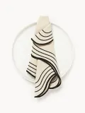 Westwing Collection Салфетки сервировочные хлопковые Joss, 4 шт, Ш 45 × Д 45 см, Светлый бежевый — фото 2
