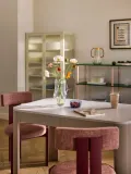 Westwing Collection Ваза Carliz из стекла с эффектом стекающих капель высотой 27 см — фото 5