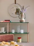 Westwing Collection Ваза ручной росписи Lise, высота 30 см, Ш 18 × В 30 см, Белый — фото 5