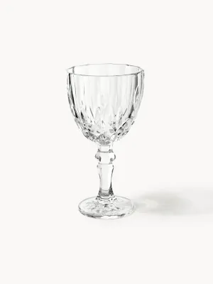 Westwing Collection Набор бокалов для вина George, тиснёный узор, 4 шт, 220 мл