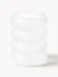 Westwing Collection Набор стаканов Bubbly из боросиликатного стекла, 4 шт., 320 мл, белые матовые, Ø 8 × В 10 см, 320 мл, Белый — фото 1