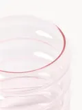 Westwing Collection Набор бокалов Bubbly из боросиликатного стекла, 4 шт., 580 мл, розовые — фото 2