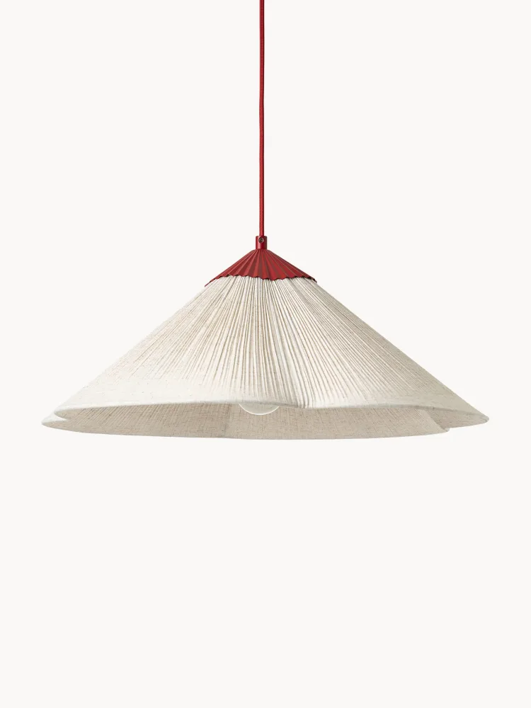 Westwing Collection Светильник подвесной Leora, Ø 52 × В 20 см, Светлый бежевый