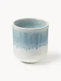 Westwing Collection Набор чашек для эспрессо Danza ручной работы, 4 предмета, Ø 6 × В 7 см, 100 мл, Синий — фото 1