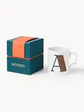 Westwing Collection Кружка Westwing x MEISSEN Initials, декор оранжевый, арт. S43148 — фото 1