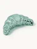 Westwing Collection Статуэтка Disco Croissant с зеркальной мозаикой, мятная, ширина 15 см — фото 1