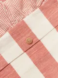 Westwing Collection Пододеяльник Posie из льна с хлопком с оборкой коралловый — фото 3