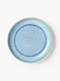 Westwing Collection Набор тарелок глубоких Danza с реактивной глазурью ручной работы, 4 предмета, Ø 21 см, Синий — фото 3