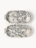 Westwing Collection Миска декоративная из мрамора Fossil, длина 46 см — фото 5