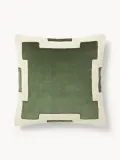 Westwing Collection Наволочка декоративная Giorgio, Ш 50 × Д 50 см, Зелёный — фото 1