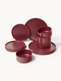 Westwing Collection Набор посуды Lowri ручной работы на 4 персоны, 12 предметов — фото 1