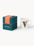 Westwing Collection Кружка Westwing x MEISSEN Initials, декор оранжевый, арт. S60217 — фото 1