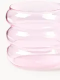 Westwing Collection Набор стаканов Bubbly из боросиликатного стекла, 4 шт., 320 мл, светло-розовые, Ø 8 × В 8 см, 250 мл, Светлый розовый — фото 3