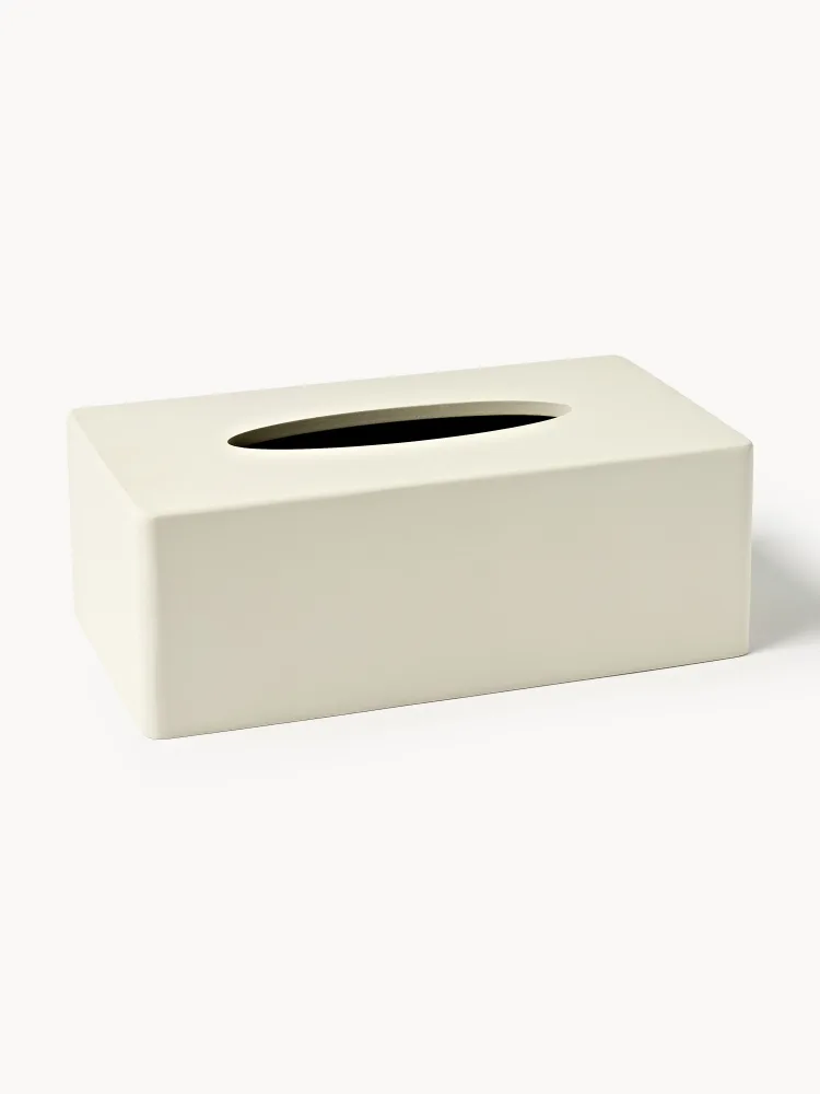 Westwing Collection Коробка для бумажных салфеток Loa, Ш 25 × В 9 см, Бежевый