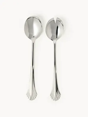 Westwing Collection Набор приборов для сервировки салата Ondine из полированной стали, 29 см