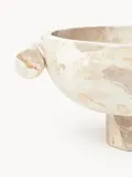 Westwing Collection Миска декоративная из мрамора Fossil, ширина 46 см, Ш 46 × В 10 см, Бежевый мрамор — фото 4
