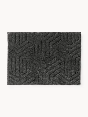 Westwing Collection Коврик для ванной Fatu, антрацитовый