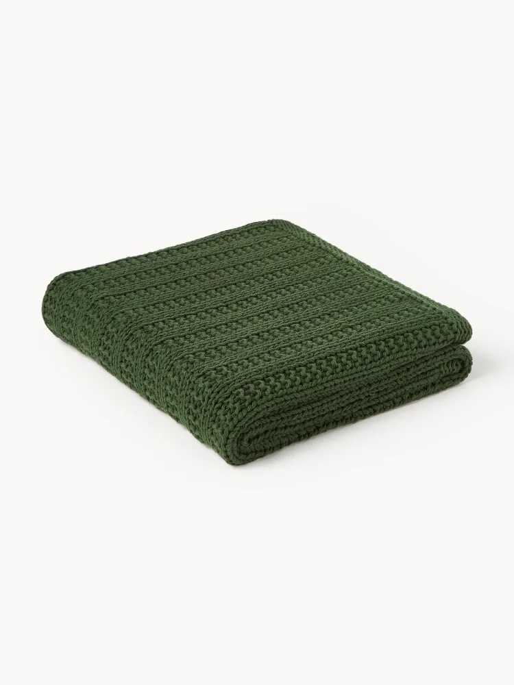 Westwing Collection Плед Savio зеленый