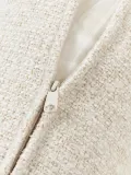 Westwing Collection Подушка декоративная Sofia валик из ткани букле, Ø 17 × Д 68 см, Кремово-белый — фото 4
