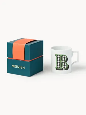 Westwing Collection Кружка Westwing x MEISSEN Initials, декор зелёный, арт. S80323