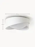 Westwing Collection Светильник потолочный Jela с двойным тканевым абажуром, Ø 46 × В 18 см, Белый — фото 2