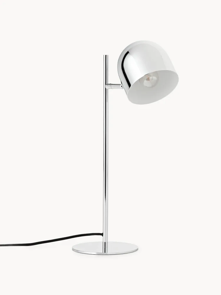 Westwing Collection Настольный светильник Almo, Ø 15 × В 44 см, Серебристый