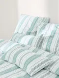 Westwing Collection Пододеяльник Hildy, Ш 135 × Д 200 см, Бирюзовый — фото 7