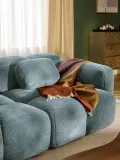 Westwing Collection Подушка декоративная Tayla из полиэстера, Ш 36 × Д 55 см, Синий — фото 4