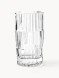 Westwing Collection Набор стаканов Bicchi с тиснёным узором, 4 шт., 250 мл, прозрачные, большой объём — фото 1