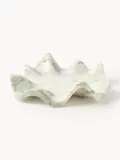 Westwing Collection Поднос декоративный из мрамора Gaia, диаметр 40 см, Ø 40 × В 10 см, Шалфейный зелёный мрамор — фото 1