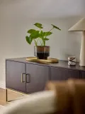 Westwing Collection Кашпо Solis, 17 см, Ø 21 × В 17 см, Антрацитовый — фото 6