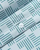 Westwing Collection Пододеяльник Inki, Ш 135 × Д 200 см, Светлый синий — фото 3