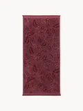 Westwing Collection Полотенце Rosaria, полотенце для лица, Ш 30 × Д 30 см, 2 шт., Бургунди — фото 3