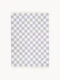 Maison Deux Плед Checkerboard шерстяной, Ш 130 × Д 200 см, Белый — фото 2