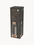 Mysoda Бутылка для воды Premium для сифона из пластика без BPA, 1 л, высота 27 см, прозрачная с медным — фото 2