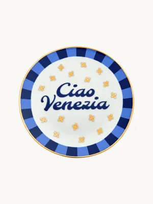 Bitossi Home Тарелка десертная Ciao Mondo, Ø 15 см, Белый