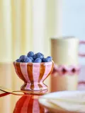 Bloomingville Мисочка для закусок Nini ручной росписи, Ø 9 × В 7 см, Пыльный розовый — фото 3