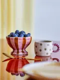 Bloomingville Мисочка для закусок Nini ручной росписи, Ø 9 × В 7 см, Пыльный розовый — фото 4