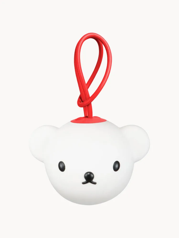 Светильник подвесной переносной Bolleke из коллекции Fatboy x Miffy, аккумуляторный, с регулировкой яркости, диаметр 20 см