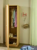 Hübsch Home Вешалка настенная Flip из железа, Ш 20 см, Красный — фото 4